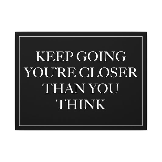 Motivational Wall Art Canvas - Inspirational Decor.