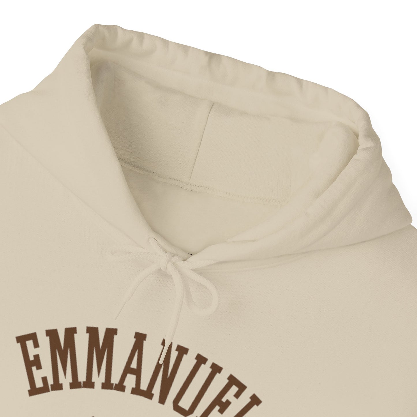 Cozy Unisex Hooded Sweatshirt with 'Emmanuel'