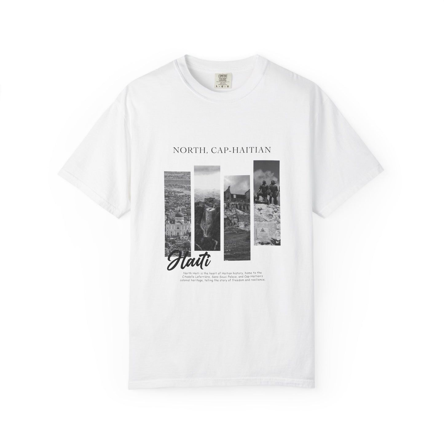 Haitian Pride T-shirt, Unisex Garment-Dyed Tee.