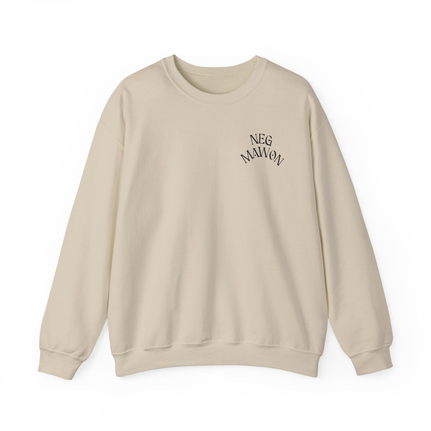 Trendy Unisex Crewneck Sweatshirt with Bold Graphic Design