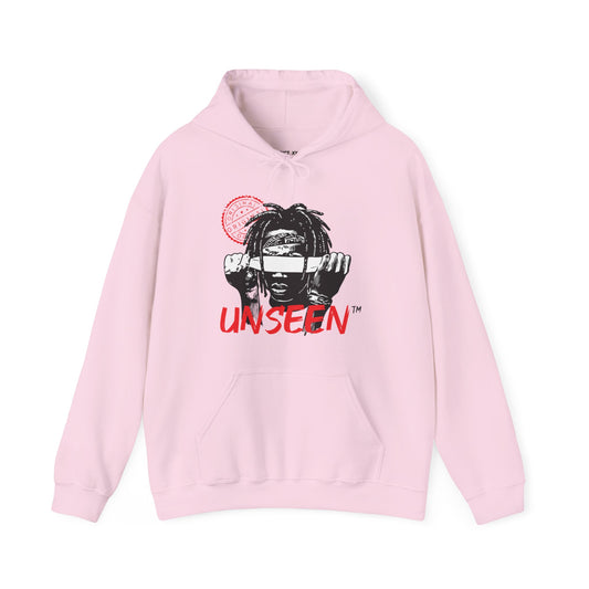 Unseen Graphic Hoodie — Distressed Manga Face Design