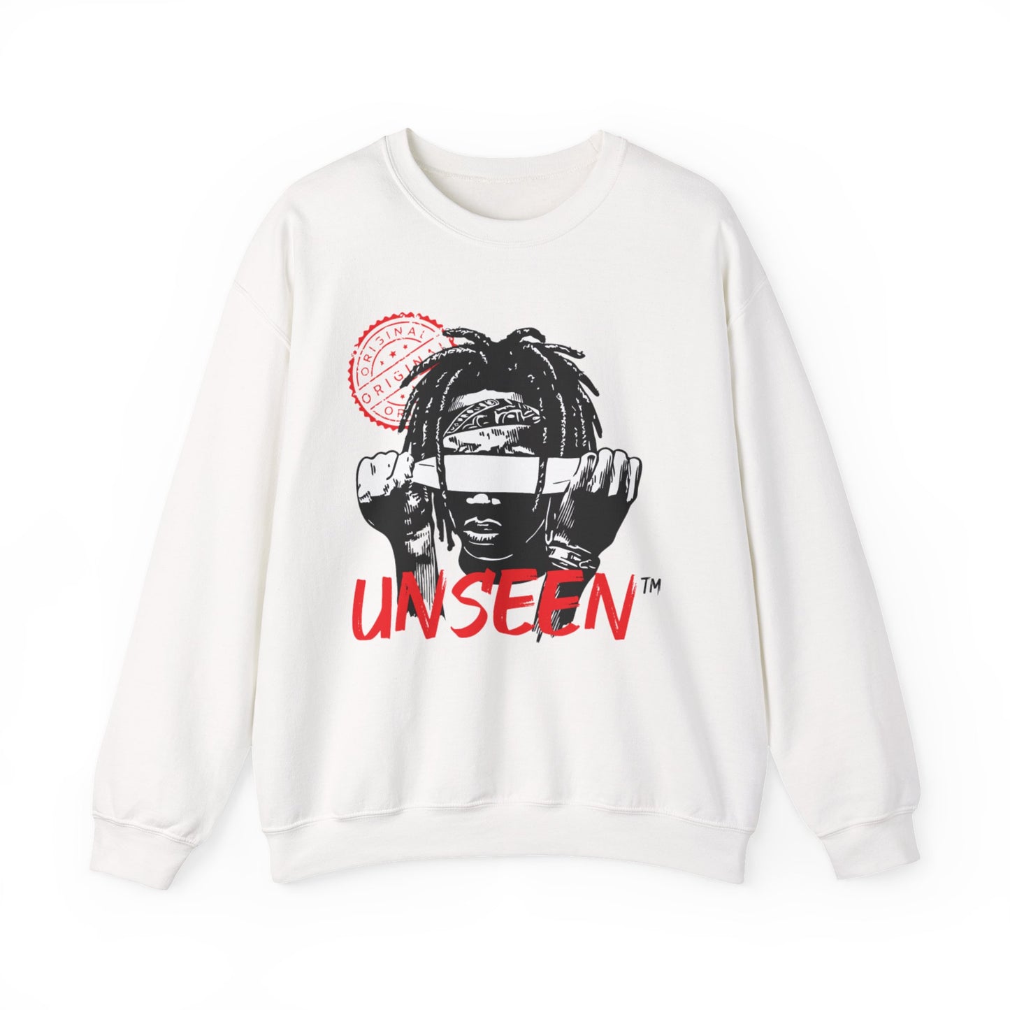 Unseen Graphic Sweatshirt— Streetwear Skull Mask Design