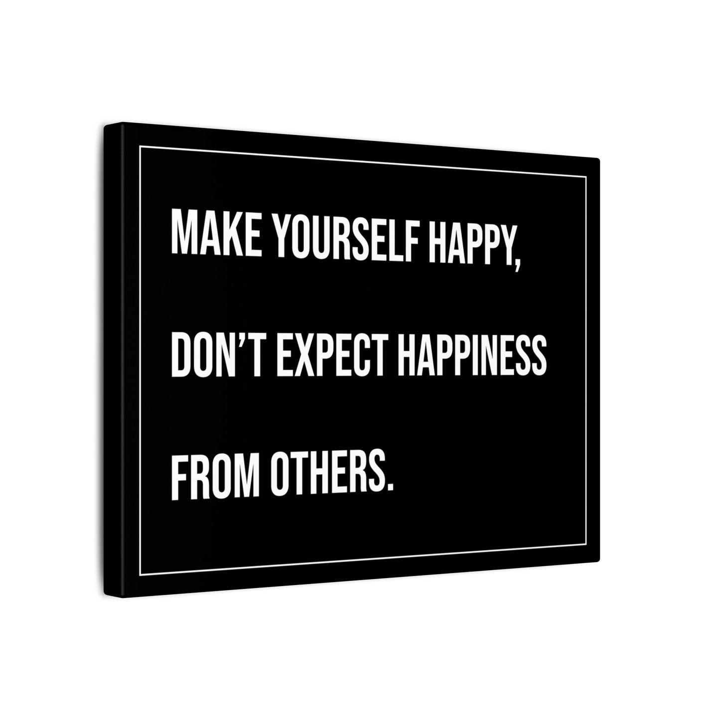 Motivational Canvas Wall Art, Inspirational Quote Decor.