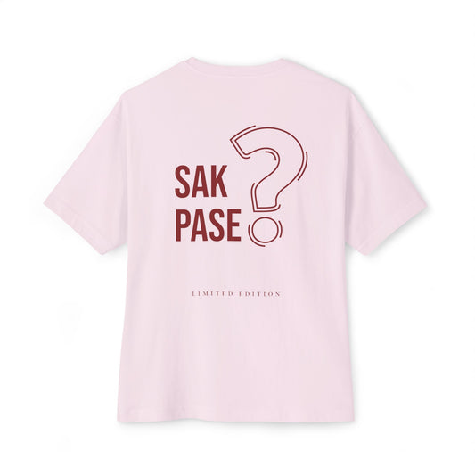 Oversized Tee - Sak Pase Haitian Slogan Limited Edition