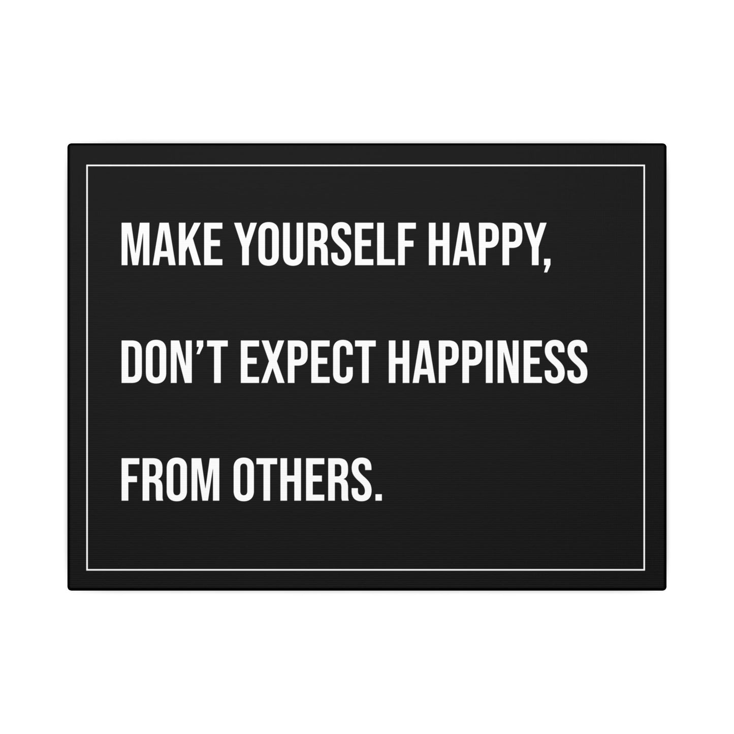 Motivational Canvas Wall Art, Inspirational Quote Decor.