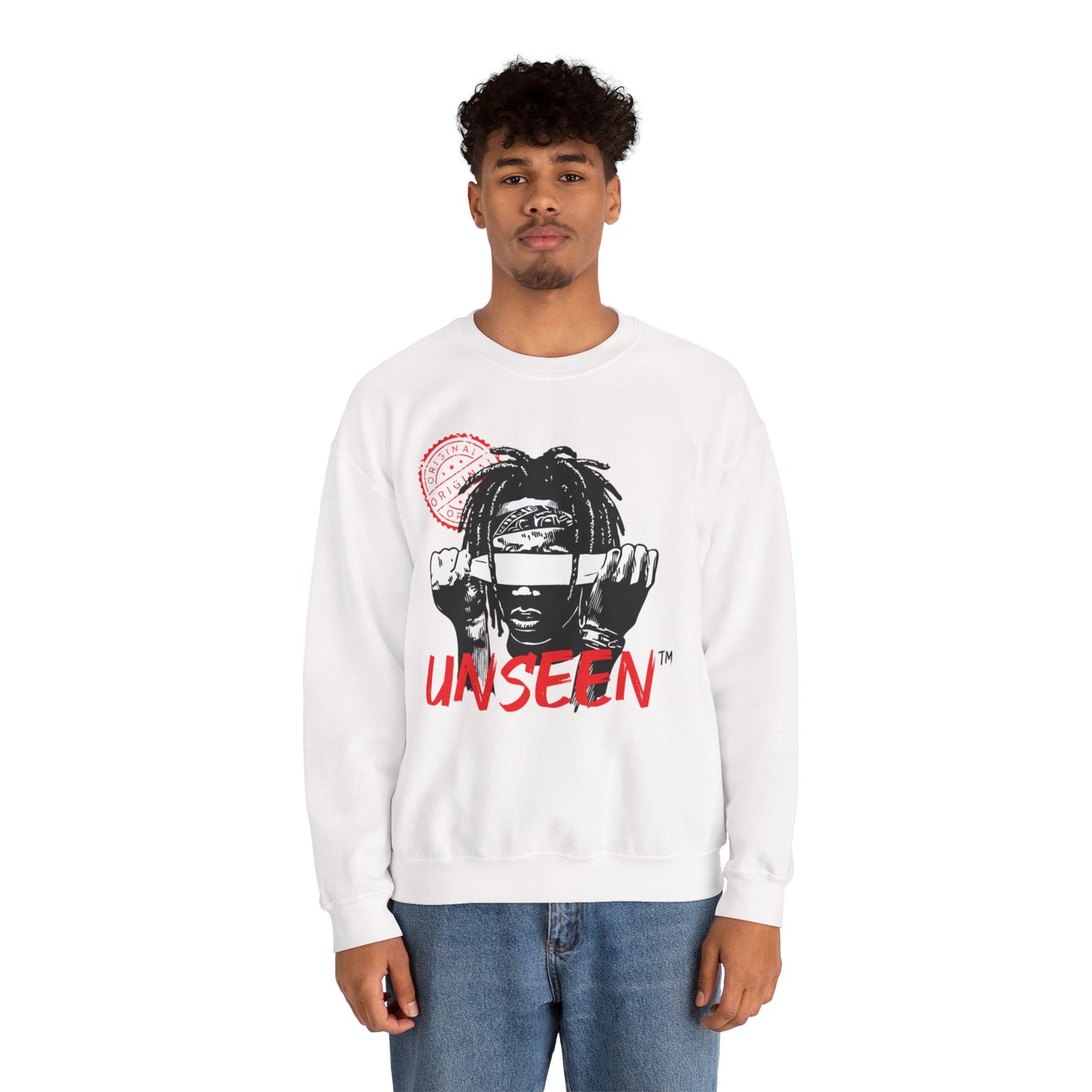 Unseen Graphic Sweatshirt— Streetwear Skull Mask Design
